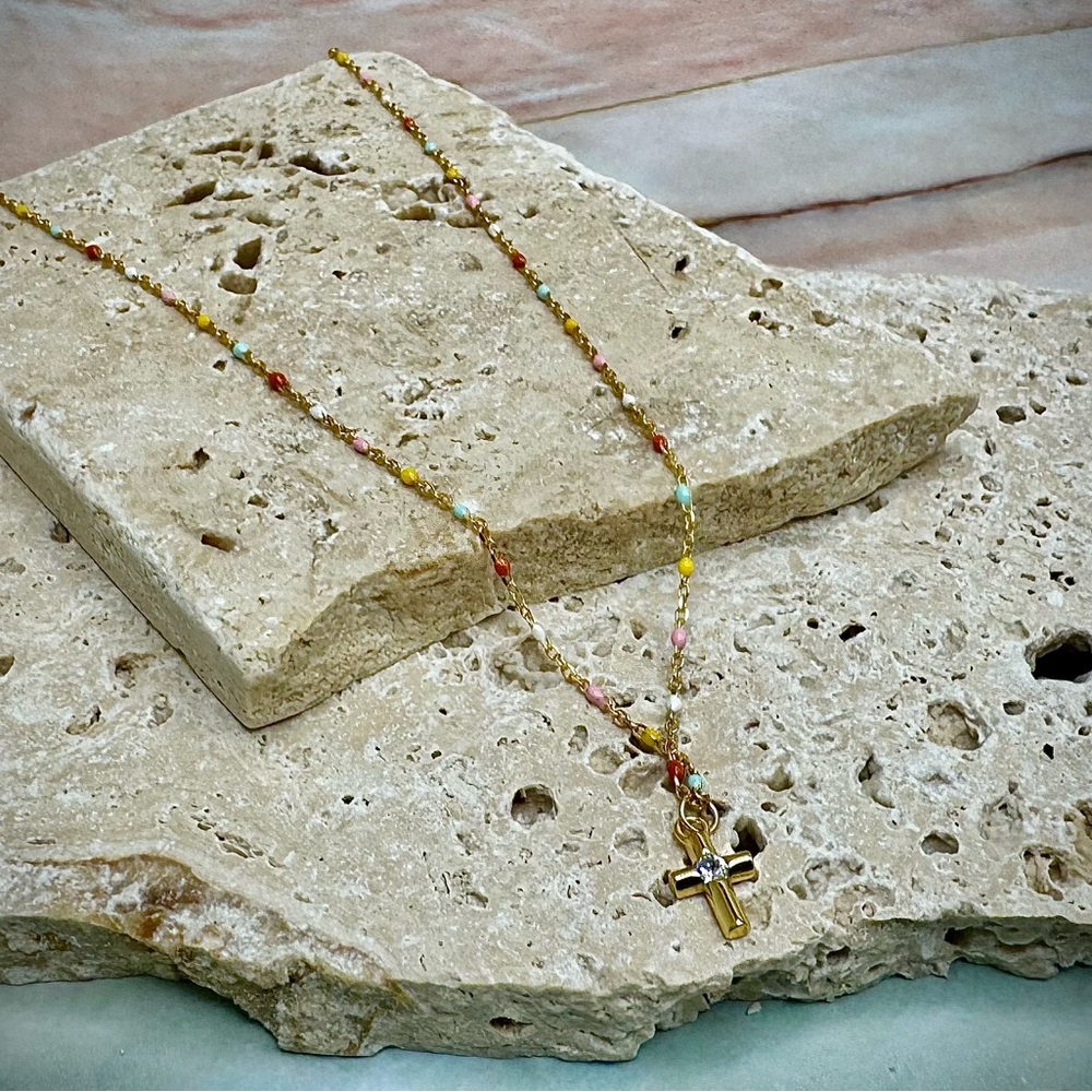 Cross Boho Necklace